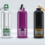 Drinking Bottle Flask Mock-Up