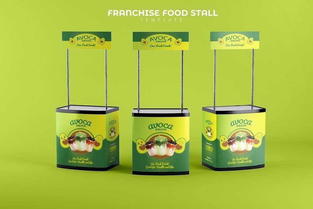 Franchise Food Stand Booth