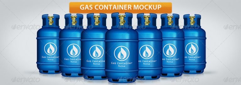 Gas Container Mockup