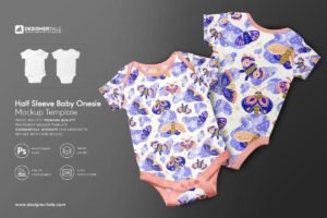 21+ Free Creative KIDS Fabric Mockup| Tshirt, Uniform, Onesie