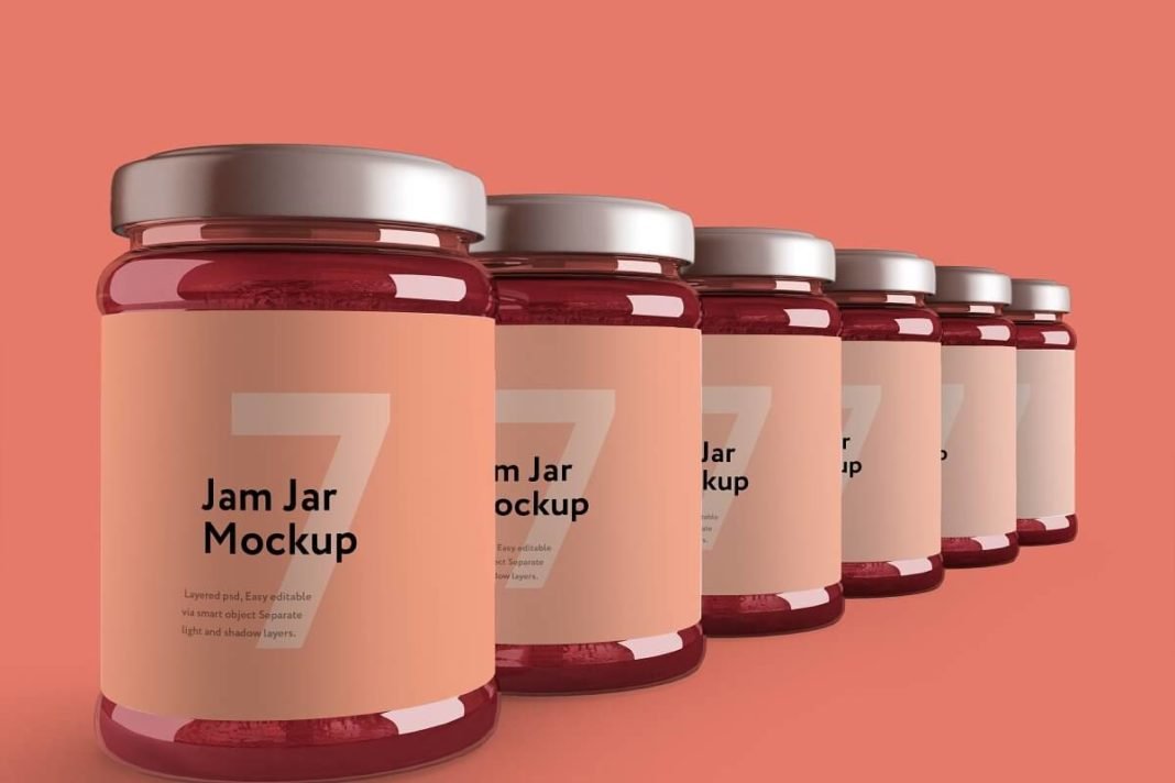 Download 20+ Free glass jar mockup | Amber, Coffee, Jam Jar PSD