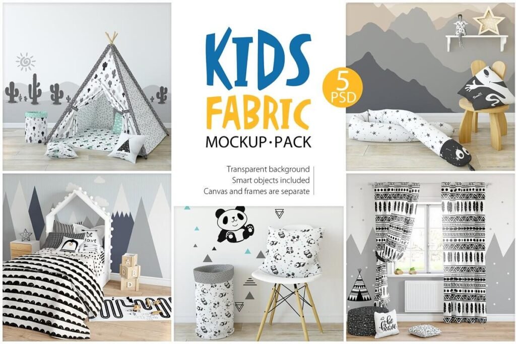 Download 16+ Free Creative KIDS Fabric Mockup| Tshirt, Uniform, Onesie