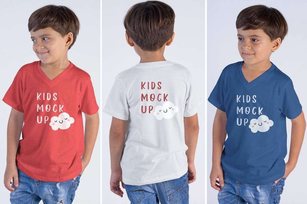 Kids Shirt Mock Up