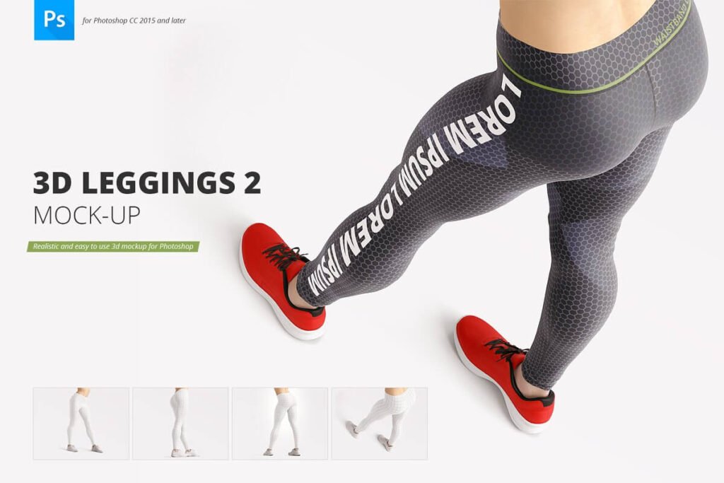 100 Leggings Mock-Up Set