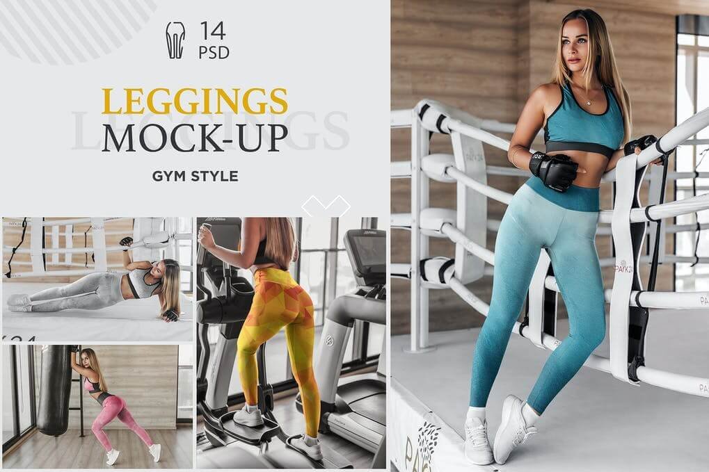 Leggings Mock-Up Gym Style