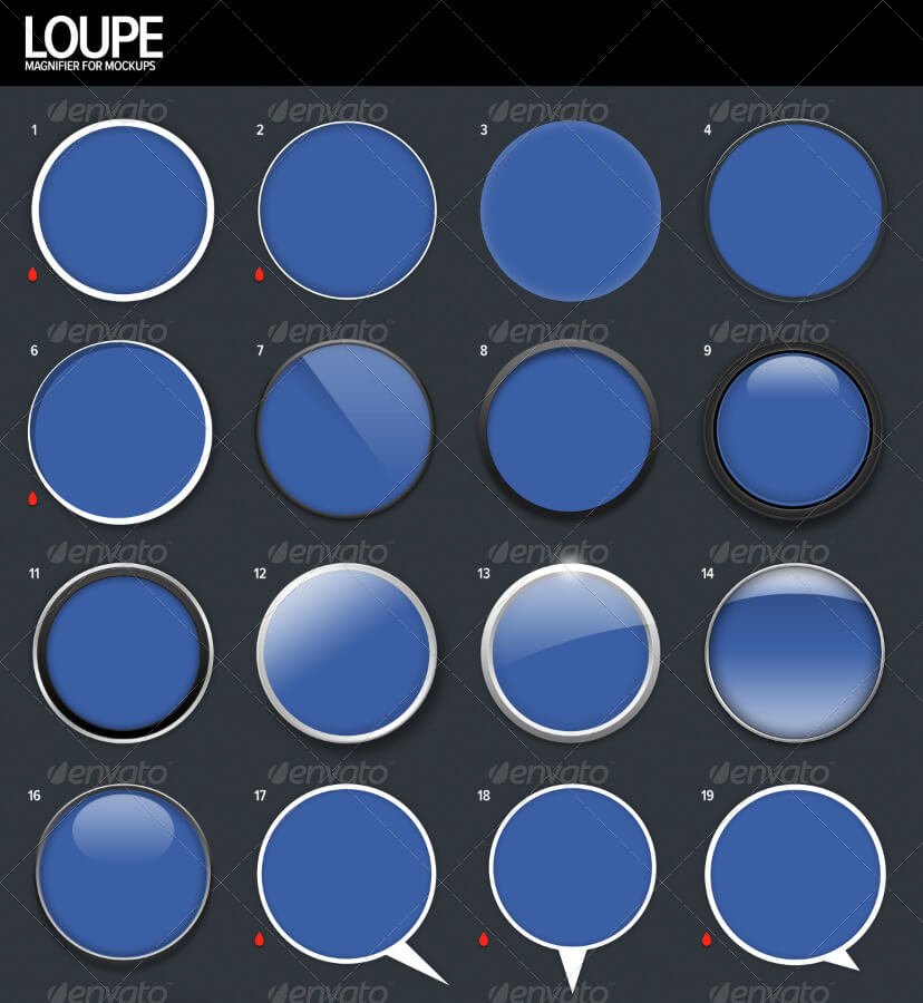 Loupe - Magnifying Glass and Lens for Mock-ups