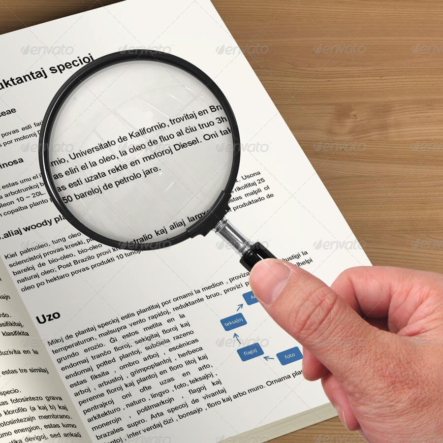 Magnifying Glass Mock-up