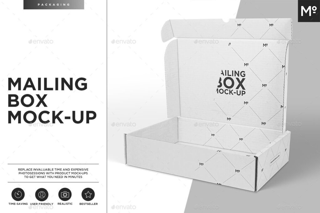 Download 20+ Creative Free Mailing Box Mockup PSD Templates