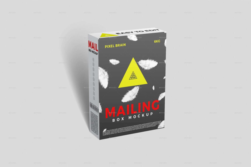 20+ Creative Free Mailing Box Mockup PSD Templates