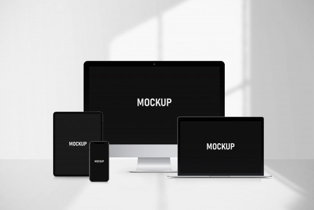Multi devices mockup Premium Psd