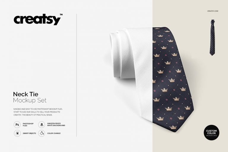 Download 18+ Best Free Designer Tie Mockup PSD Template - Mockup Den