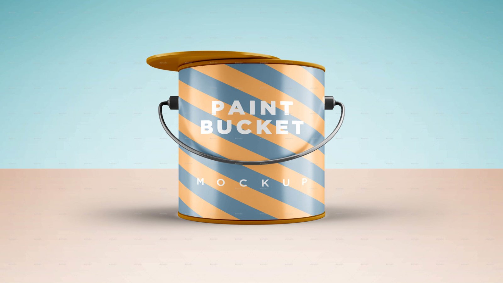 20+ Colorful Free Paint bucket mockups PSD Templates: