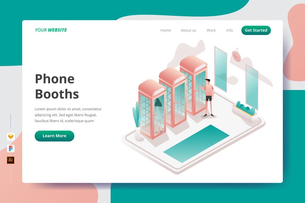 Phone Booths - Landing Page