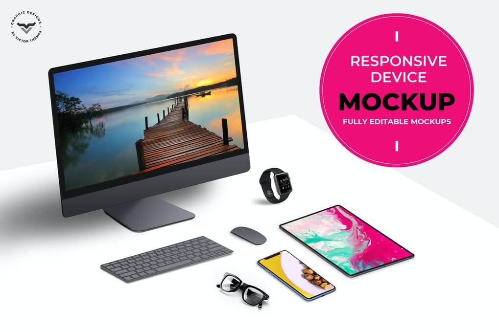 Responsive Devices Mockups