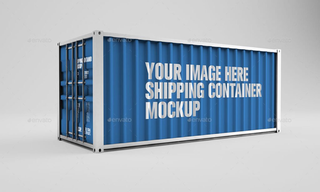 Shipping Container Mockup