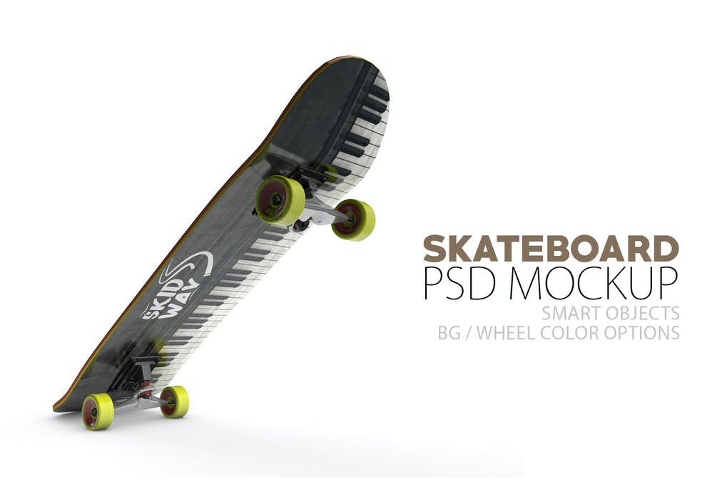 Skateboard Layered PSD Mock-ups
