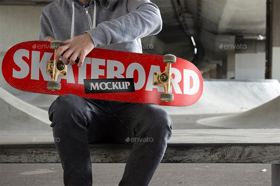 Skateboard Mockup V1 - PSD