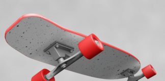 Skateboard mockup Free Psd
