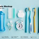 Free Toothpaste Mockup PSD Template