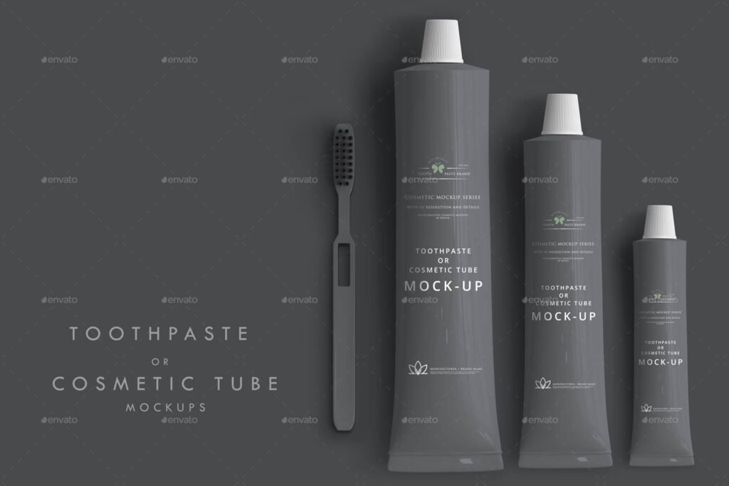 Download 20+ Free Creative Cosmetic Tube Mockup Packaging in PSD