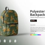 backpack mockup PSD templates