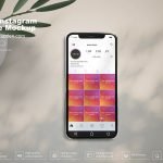 Free Instagram Profile Mockup PSD Template