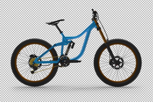 3d bicycle isolated. Premium Psd