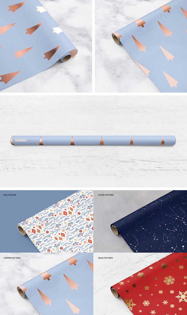 Download Free Wrapping Paper Mockup |40+ Diversified list of PSD & Vector Templates