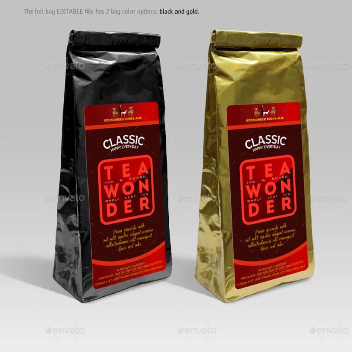 Download 20+ Attractive Tea Packaging Mockup PSD Template - Mockup Den