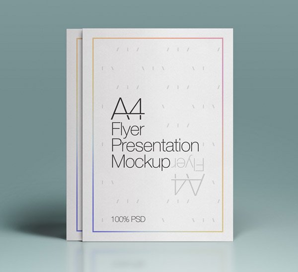 A4 Flyer Poster Mockup