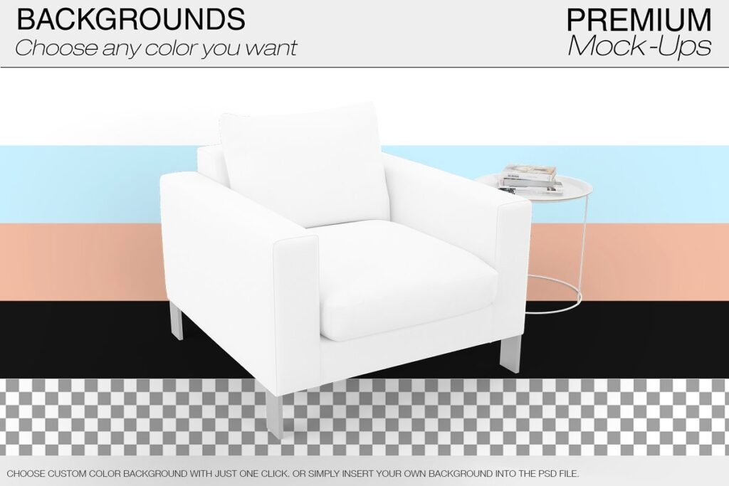 Armchair Mockup Set