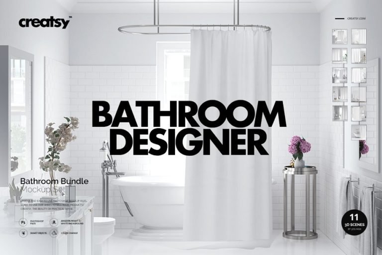 Bathroom Mockup Bundle