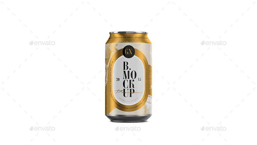 Beer/Soda Can Mockup