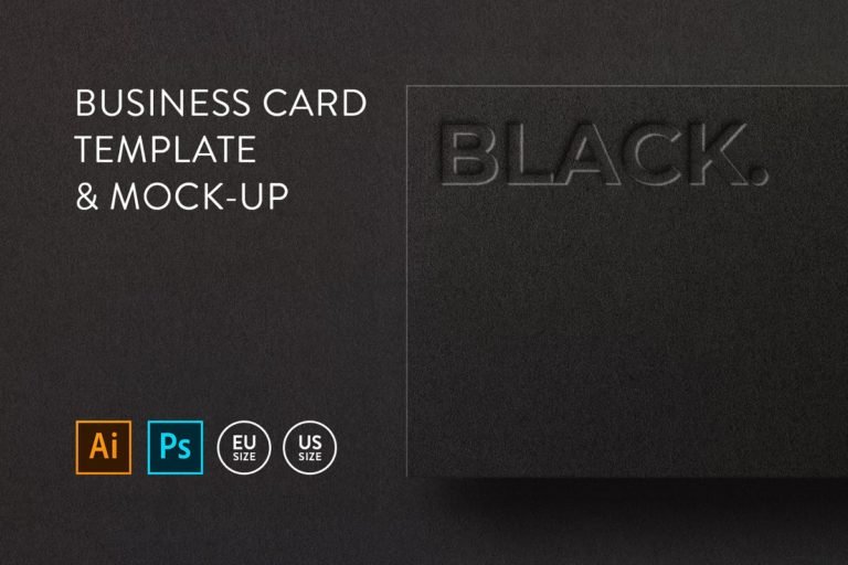 Download 20+ Free Embossed Business Card Mockup in PSD, AI, EPS
