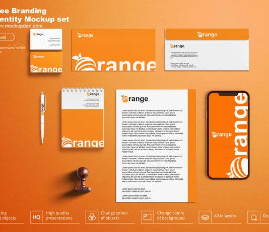 Free Branding Identity Mockup Set PSD template