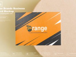 Free Brands Business Card Mockup PSD Template