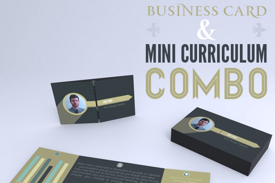 Business Card Mini curriculum Combo Set