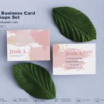 Free Business Card Mockups Set PSD Template