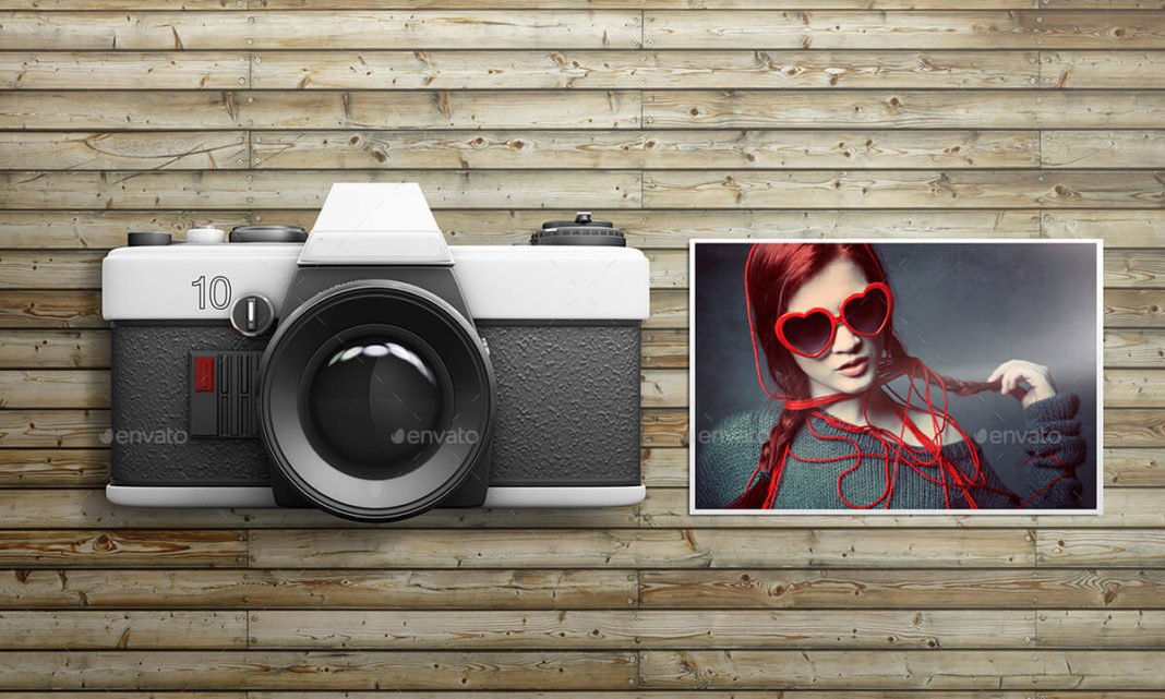 40+ Most Creative Free Camera Mockup PSD, Vector Templates