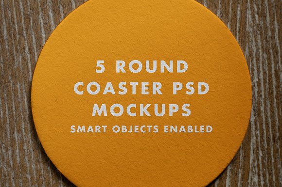 Download Coaster Mockup 40 Free Premium Coaster Psd Templates 2019 PSD Mockup Templates