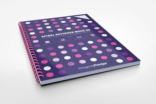 Color Cover Notebook Editable PSD