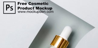 Free Cosmetic Product Mockup PSD Template