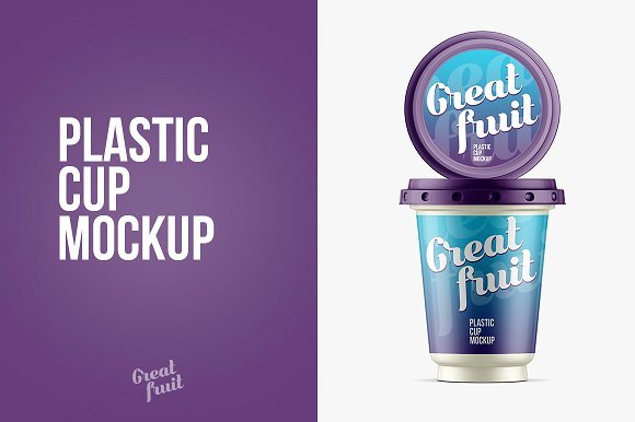 Download Free Plastic cup Mockup | 32+ Creative Plastic cups PSD and vector templates