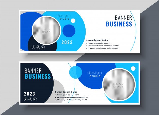 Download Free Creative Web Banner Mockup Design Template For Advertisement PSD Mockup Templates