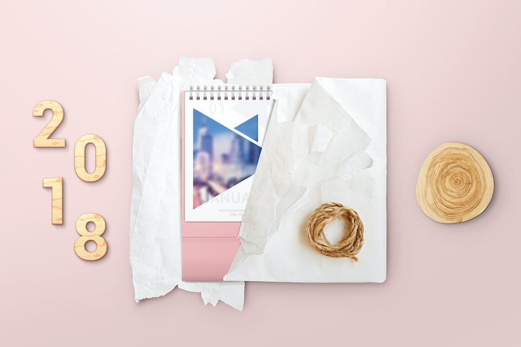 Desk Calendar Mockups