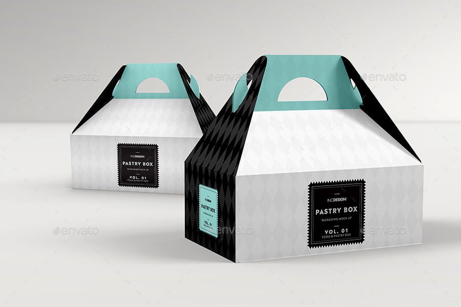 Best Cake Box Mockup | 30+ Free & Premium Cake Packaging PSD