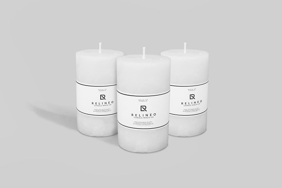 Easy to Edit Candle Design template in PSD