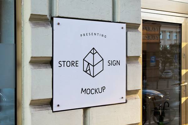 Editable Store Sign Design template