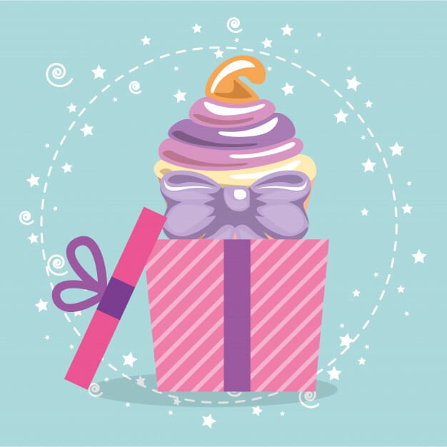 Elegant Cake Packing Box Vector Design