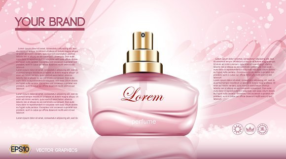 Flat bottom Perfume Bottle Design: